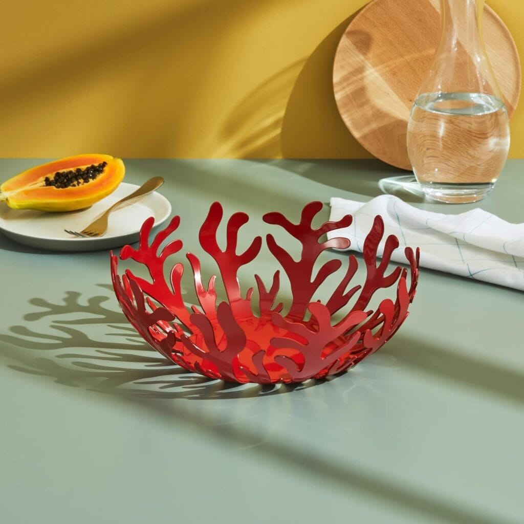 Alessi Mediterraneo Fruit Holder Red by Stefano Giovannoni