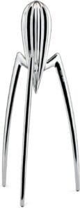 Alessi Juicy Salif citrus squeezer by Philippe Starck, 1990, polished cast aluminum spider form
