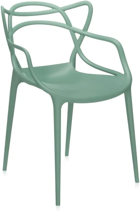 Kartell Masters Chair by Philippe Starck in sage green