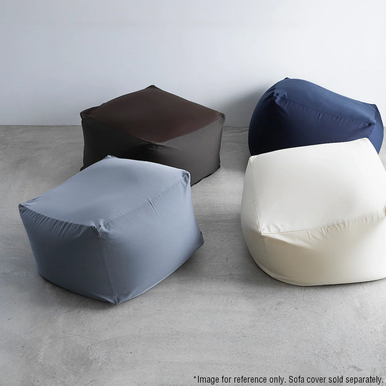MUJI Body Fit Cushion microbead floor lounger