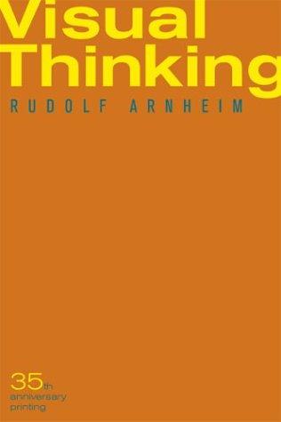 Visual Thinking book cover, Rudolf Arnheim