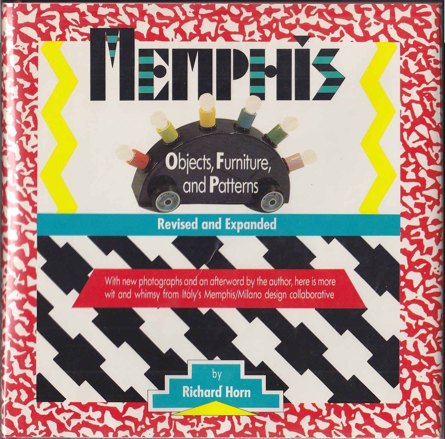 Richard Horn Memphis Objects Furniture and Patterns book cover, Running Press 1985
