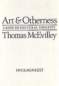 Art and Otherness book cover, Thomas McEvilley
