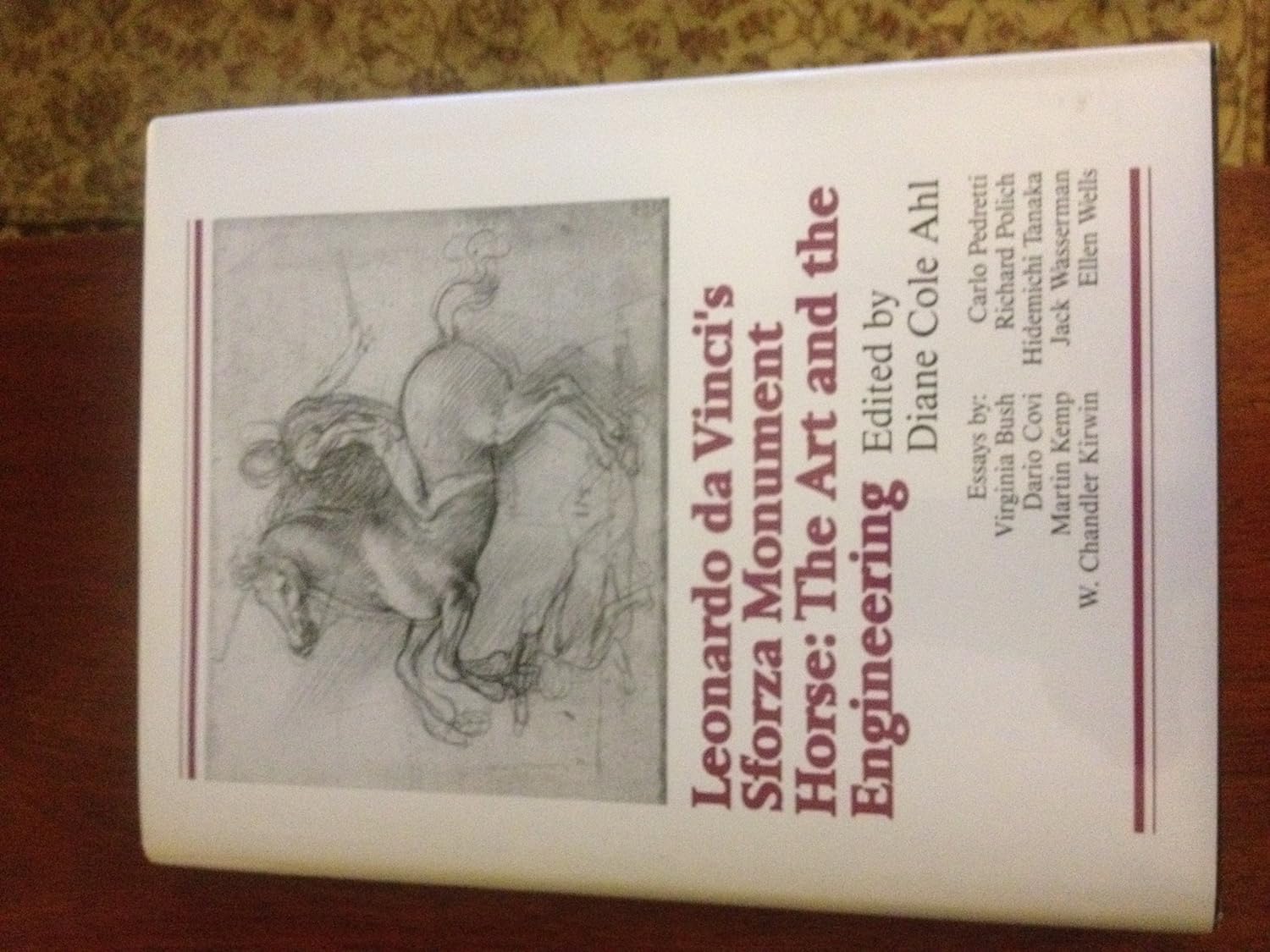 Leonardo Da Vincis Sforza Monument Horse book cover by Diane Cole Ahl