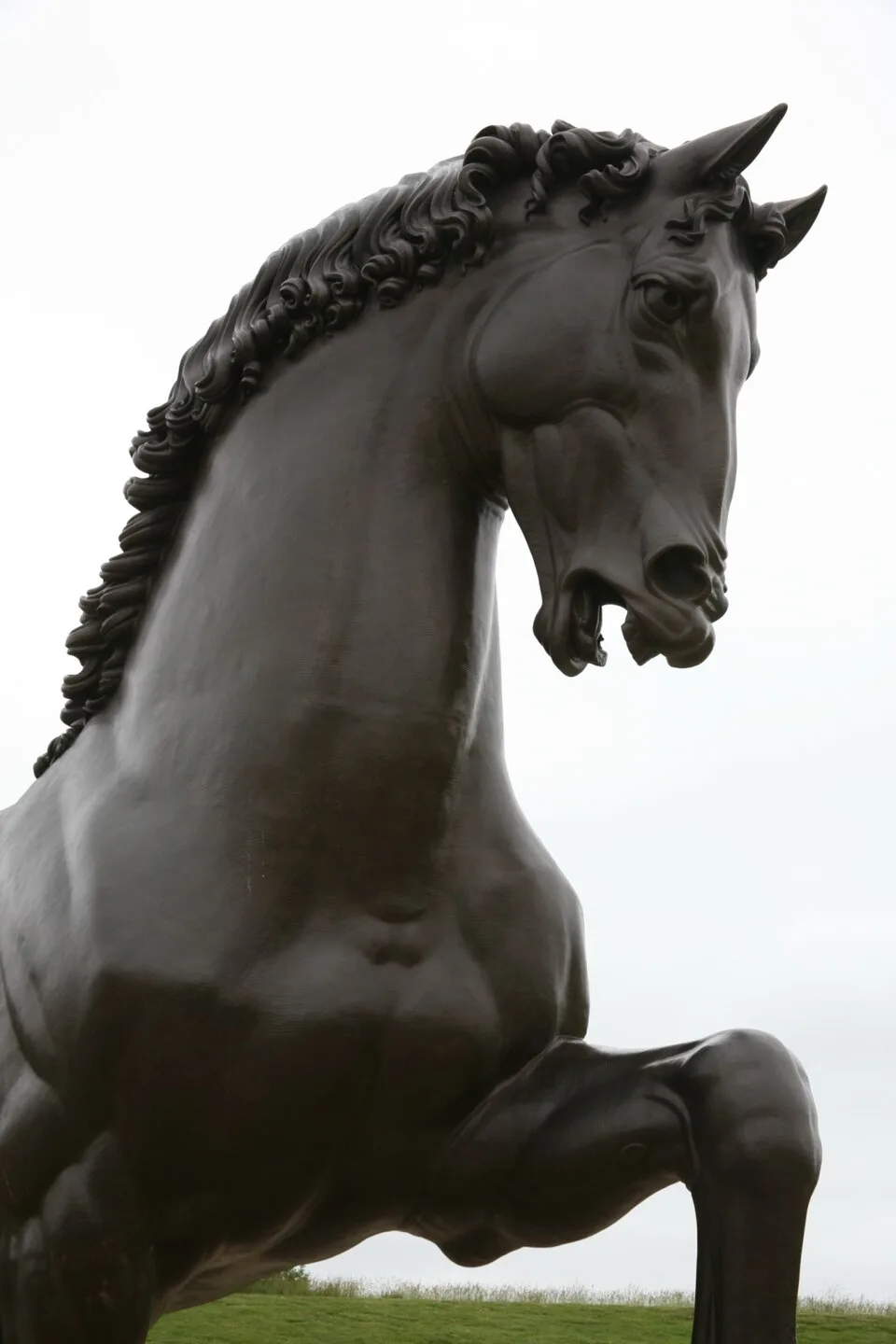 The American Horse by Nina Akamu, 24-foot bronze sculpture at Frederik Meijer Gardens, Grand Rapids Michigan