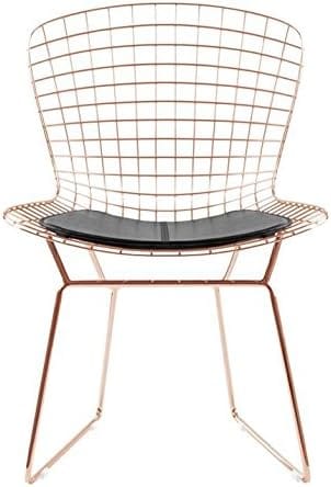 Bertoia Diamond Chair wire rod lattice detail showing the welded steel rod construction