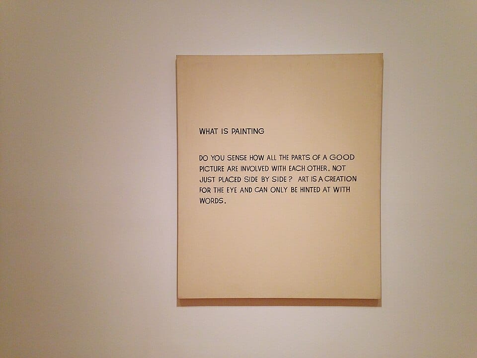 John Baldessari, What is Painting, 1966-68