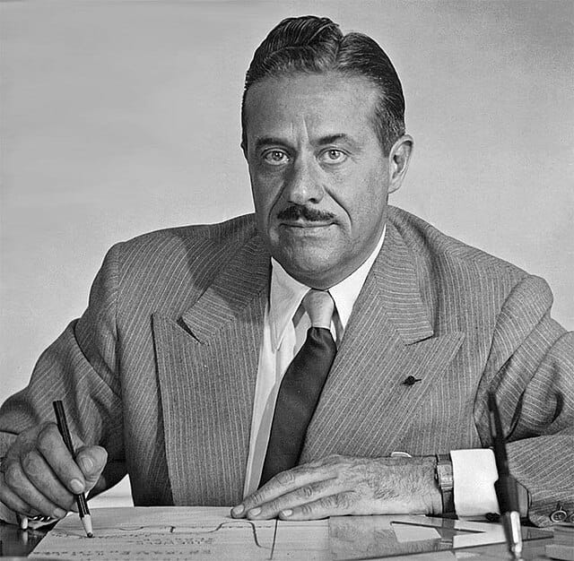 Raymond Loewy circa 1956 — the designer who argued that desire is a legitimate design problem
