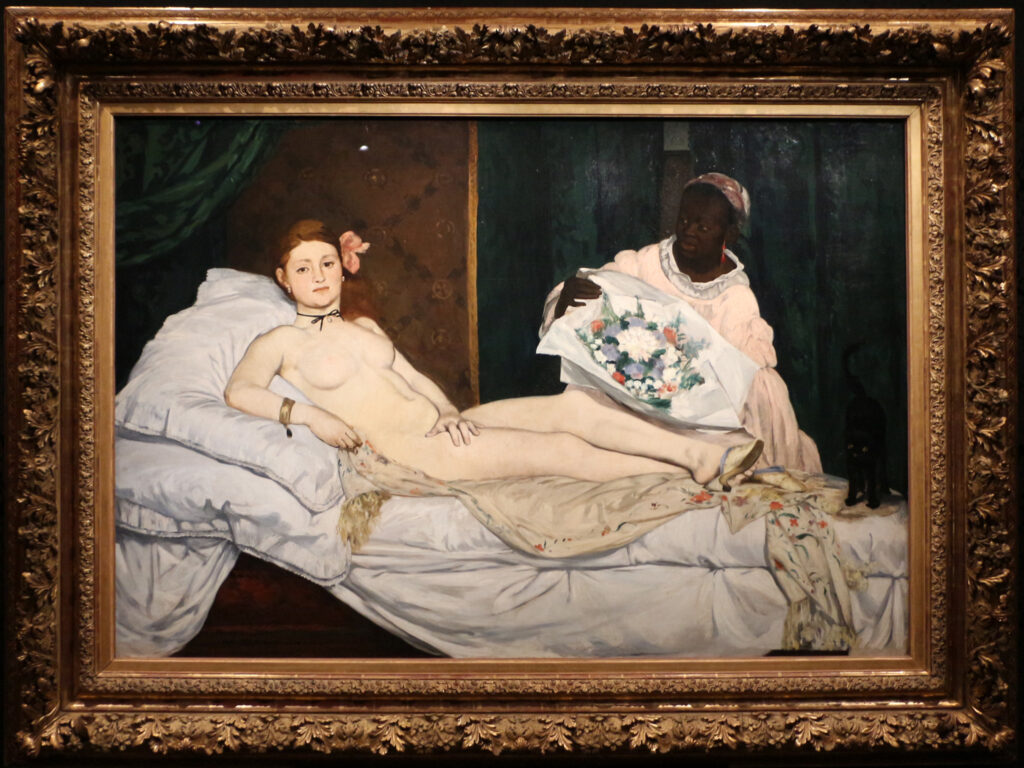 Edouard Manet, Olympia, 1863, oil on canvas, Musee d'Orsay