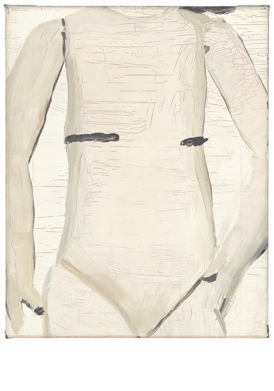 Luc Tuymans Body 1990 oil on canvas SMAK Ghent