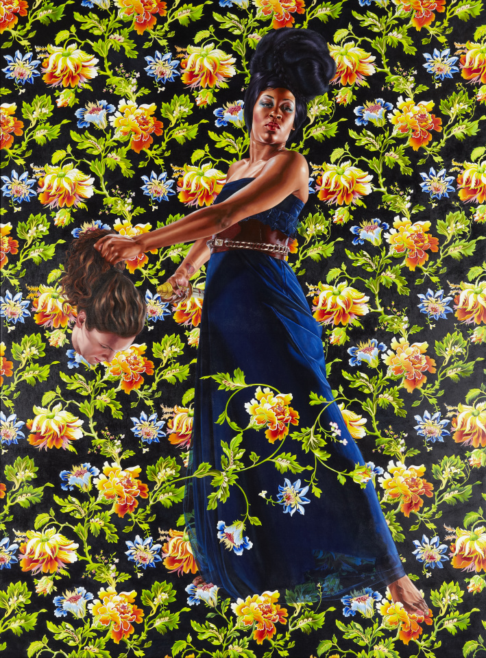 Kehinde Wiley Judith and Holofernes 2012 oil on canvas