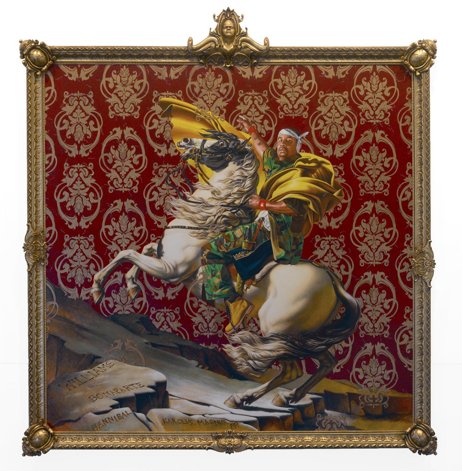 Kehinde Wiley Napoleon Leading the Army over the Alps 2005