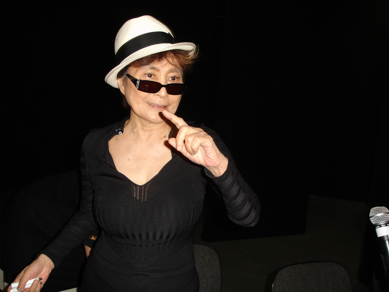 Yoko Ono portrait, SXSW 2011