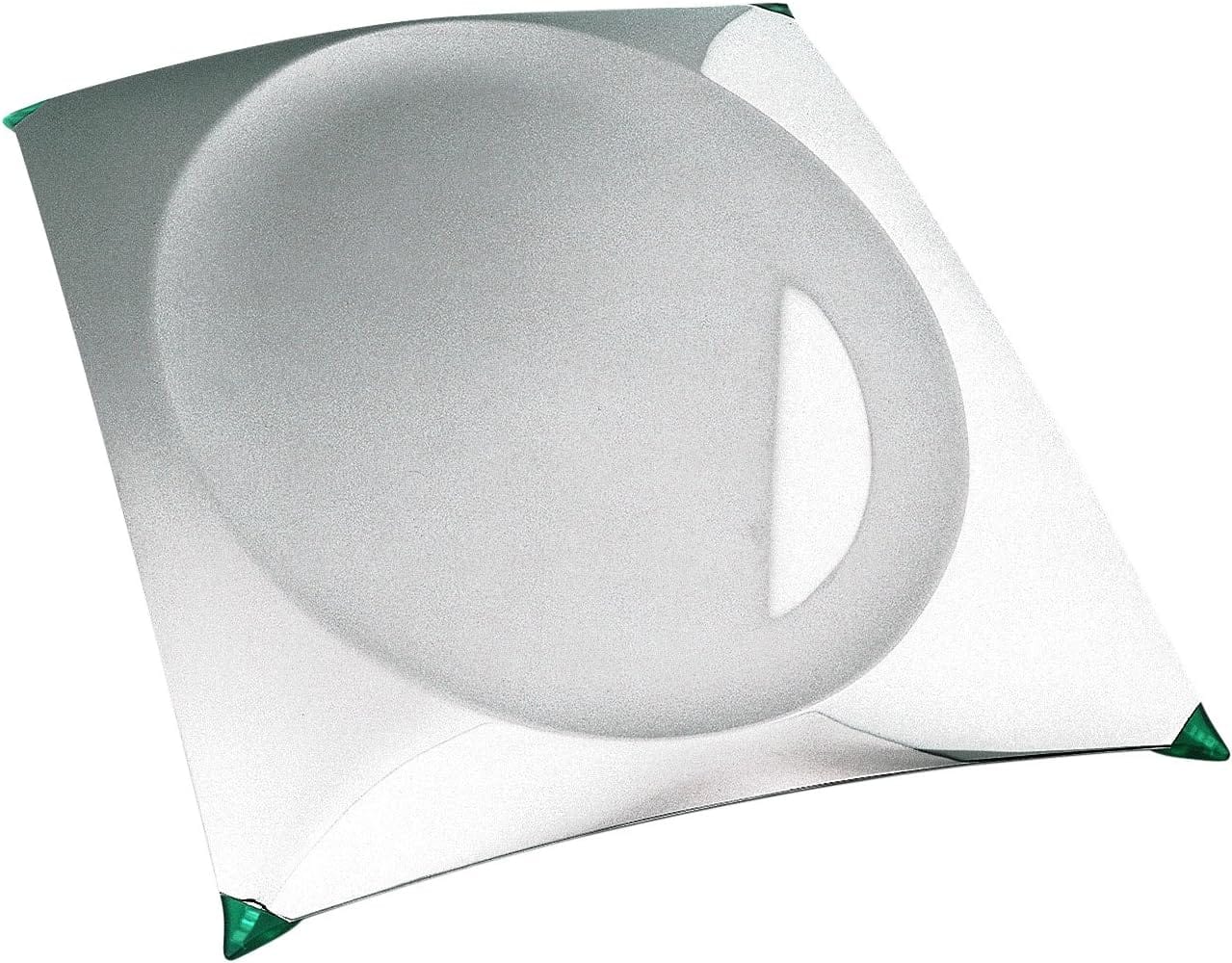 Alessi PS01 Voila rectangular stainless steel tray by Philippe Starck