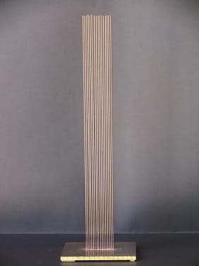 Harry Bertoia Sonambient sound sculpture — metal rod arrays that produce sound when moved