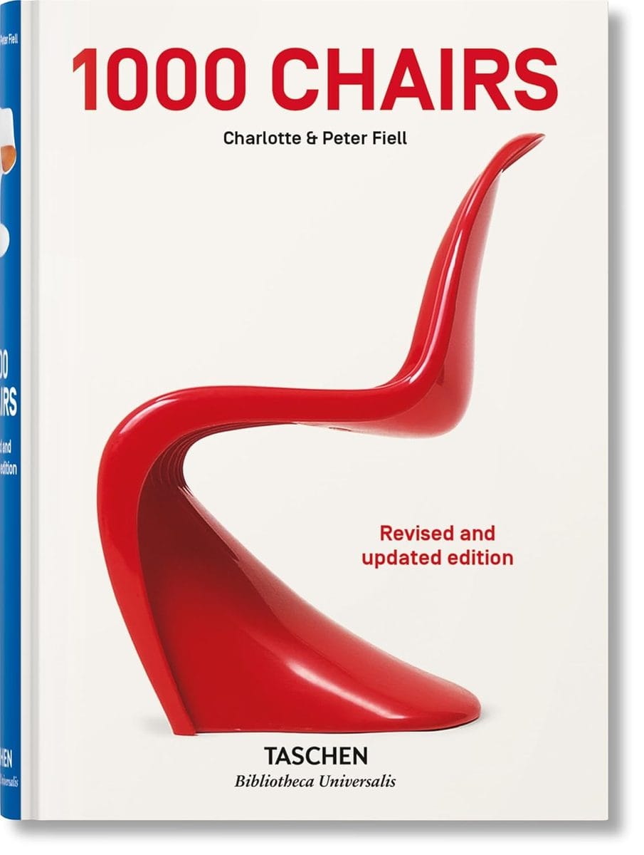 1000 Chairs by Charlotte and Peter Fiell, TASCHEN book cover