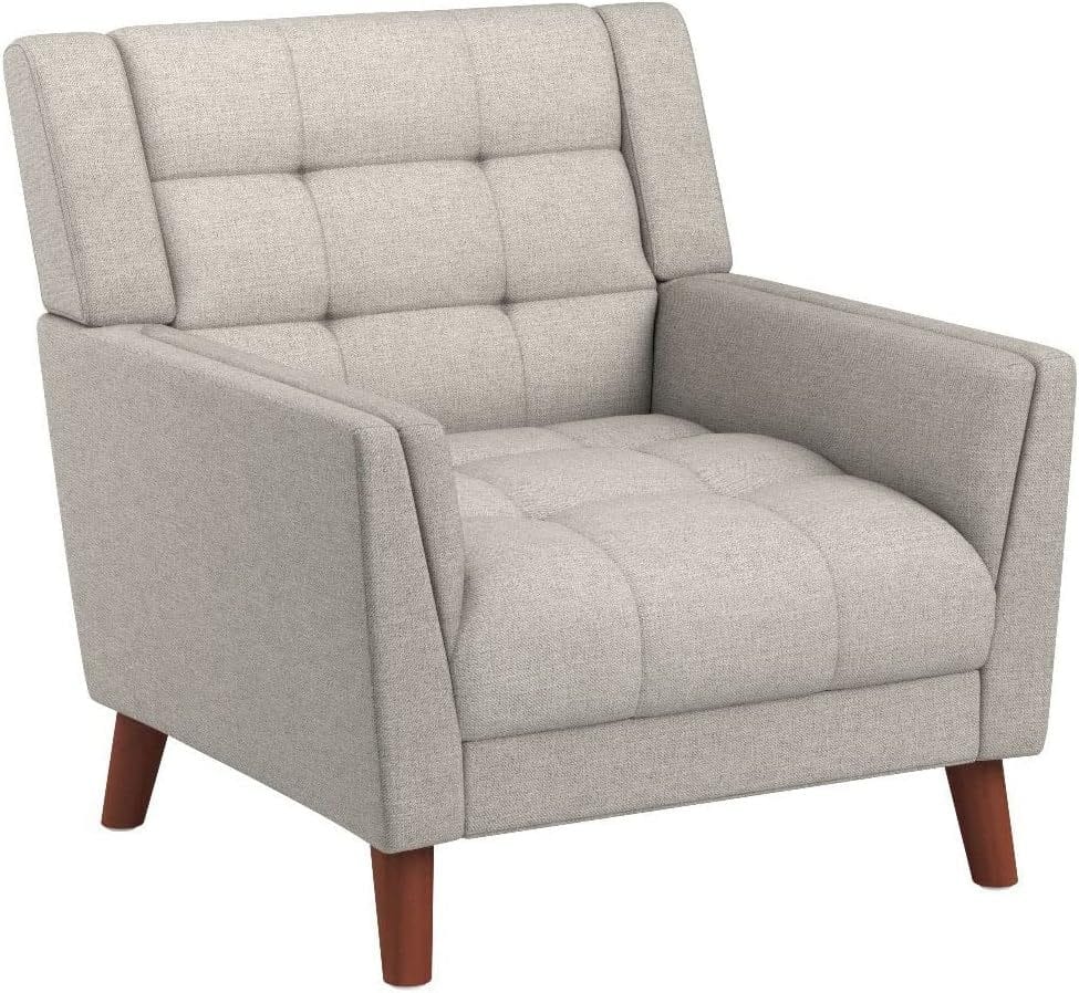 Christopher Knight Home Evelyn mid-century modern fabric arm chair