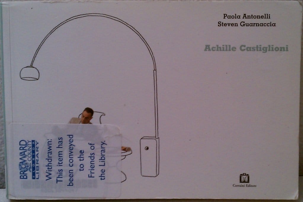 Cover of Achille Castiglioni published by Corraini